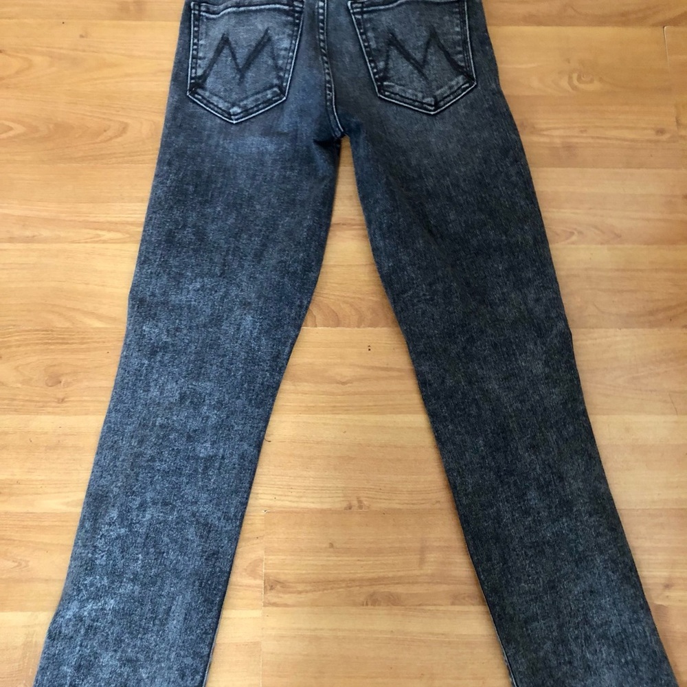 MOTHER Women Faded blue Straight Jeans 26 Size - Picture 5 of 8